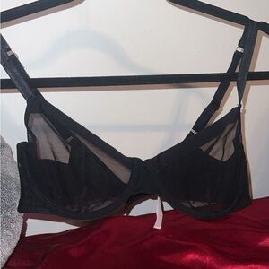 Auden Black Mesh Women’s Bra, Never Worn